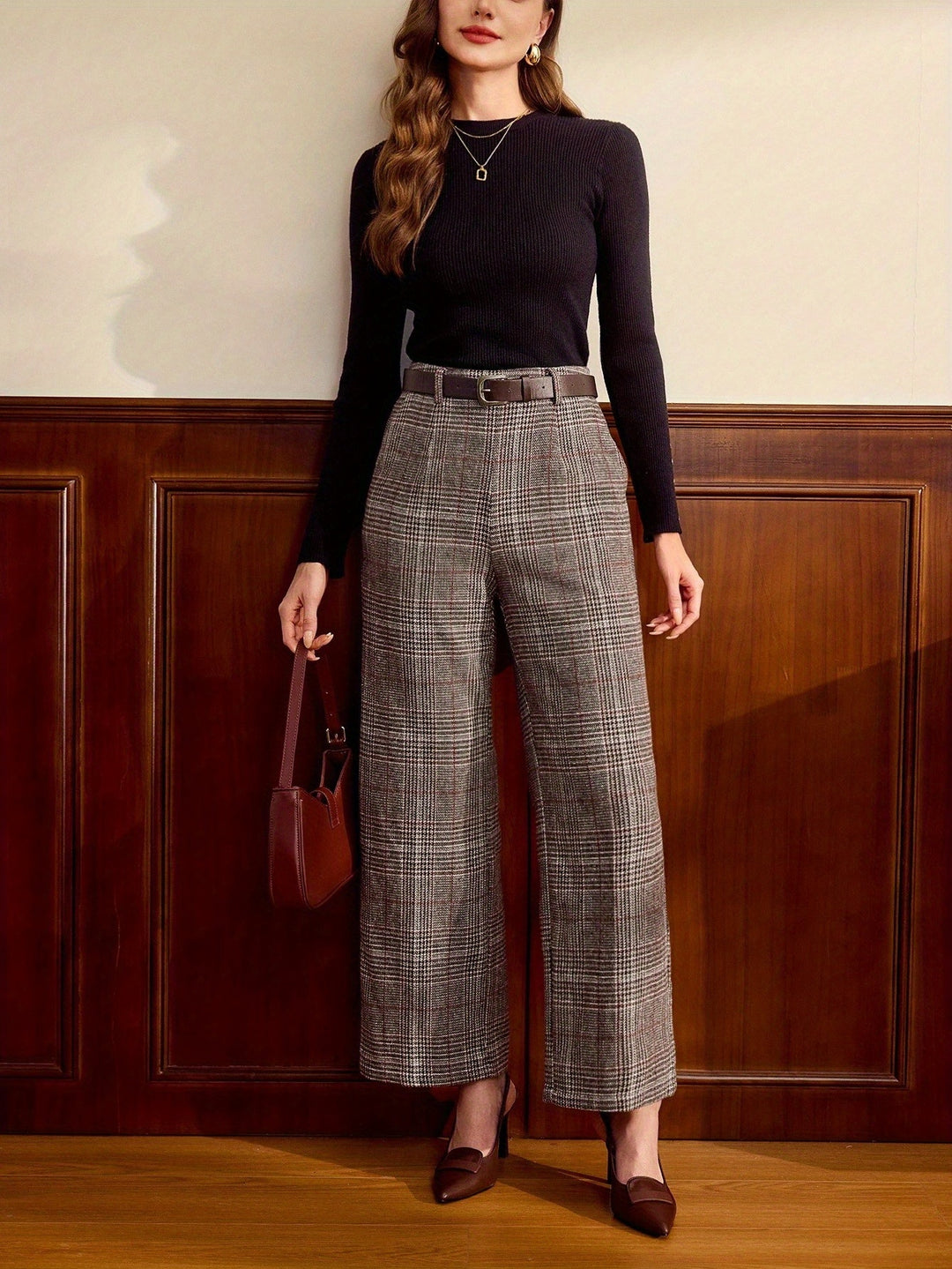 Heidi | Elegante karierte Hose