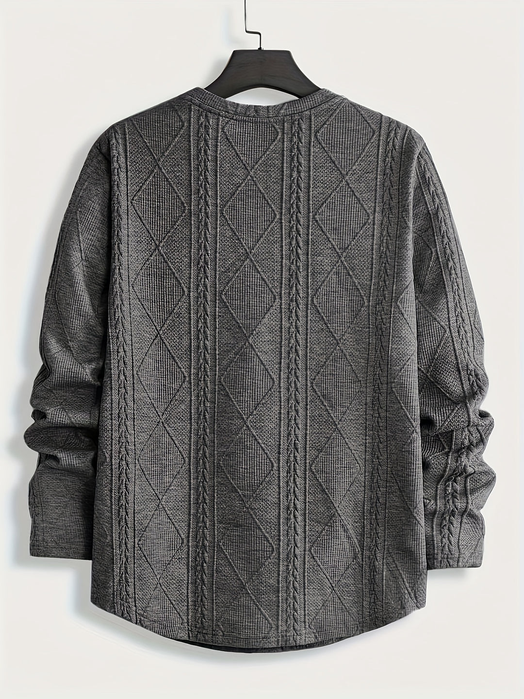 Eckhard | Strukturiertes Longsleeve