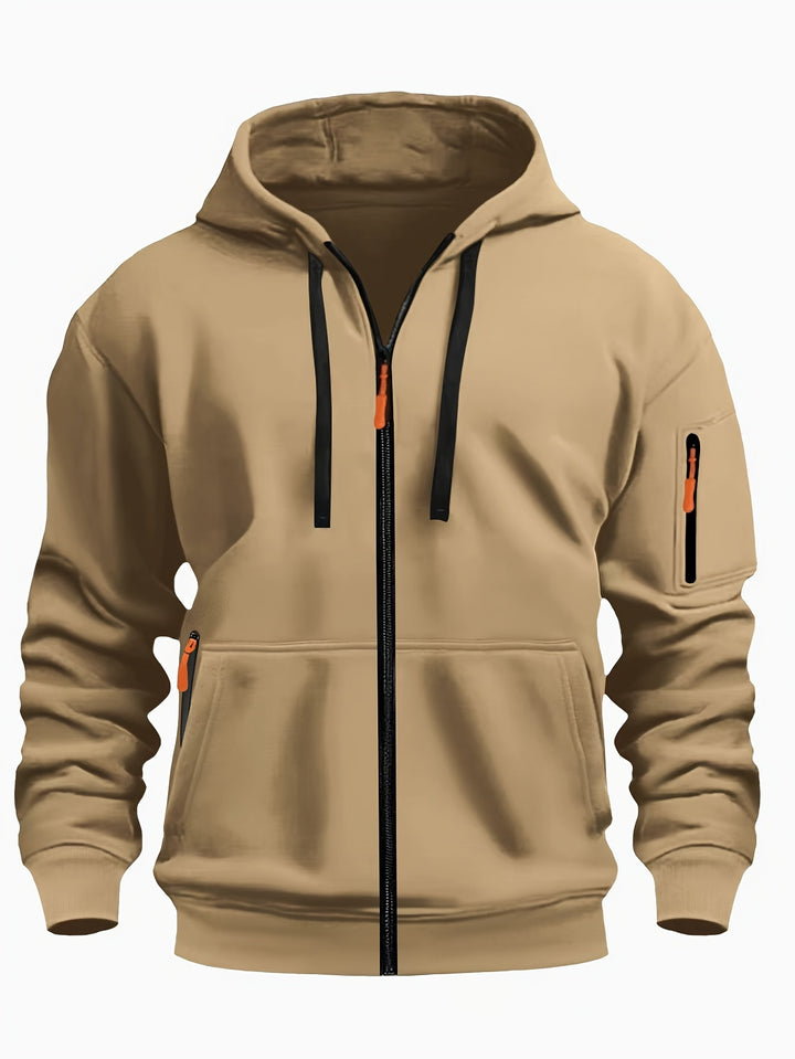 Hagen | Sportliche Kapuzenjacke mit Reißverschluss