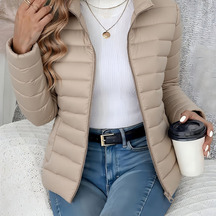 Melanie | Leichte Steppjacke mit Stehkragen