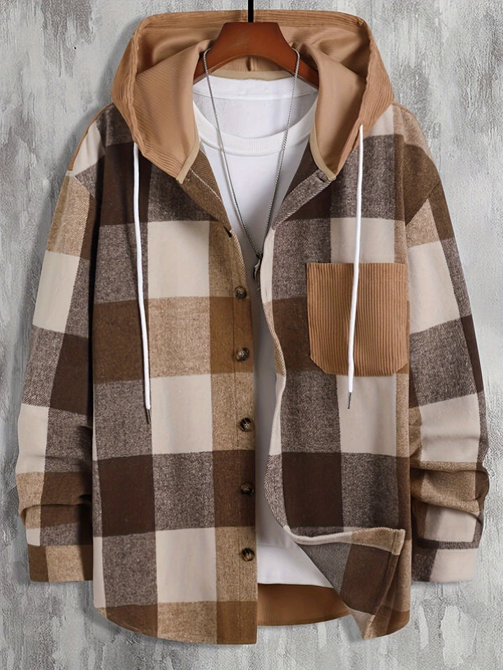 Georg | Kariterte Kapuzen-Jacke