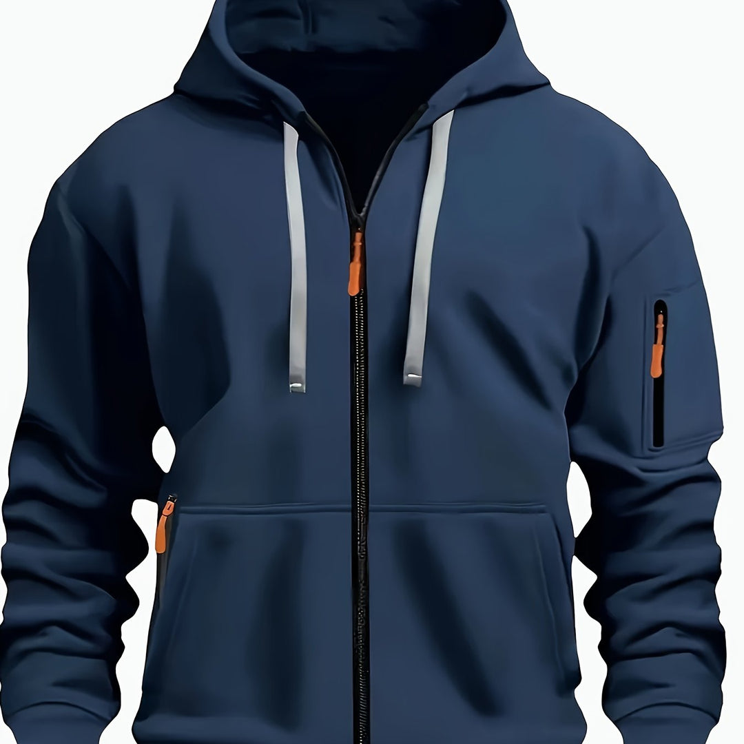 Hagen | Sportliche Kapuzenjacke mit Reißverschluss