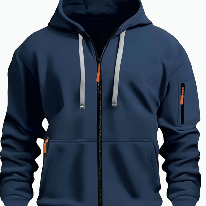 Hagen | Sportliche Kapuzenjacke mit Reißverschluss