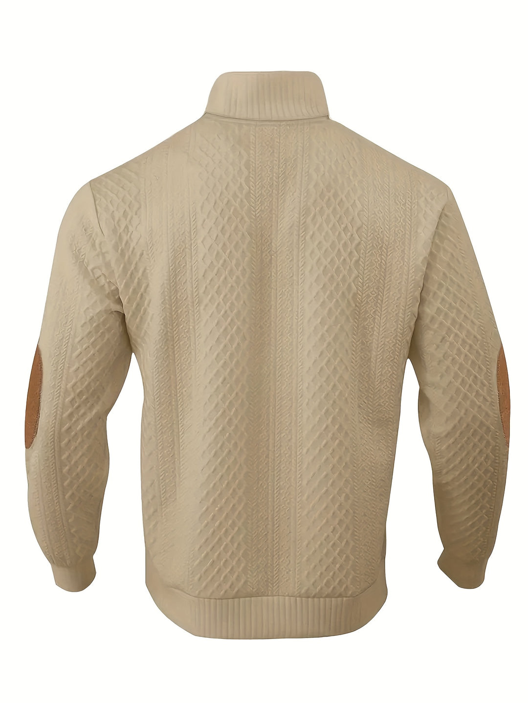Wolfram | Edler Stehkragen-Pullover mit Knopfleiste