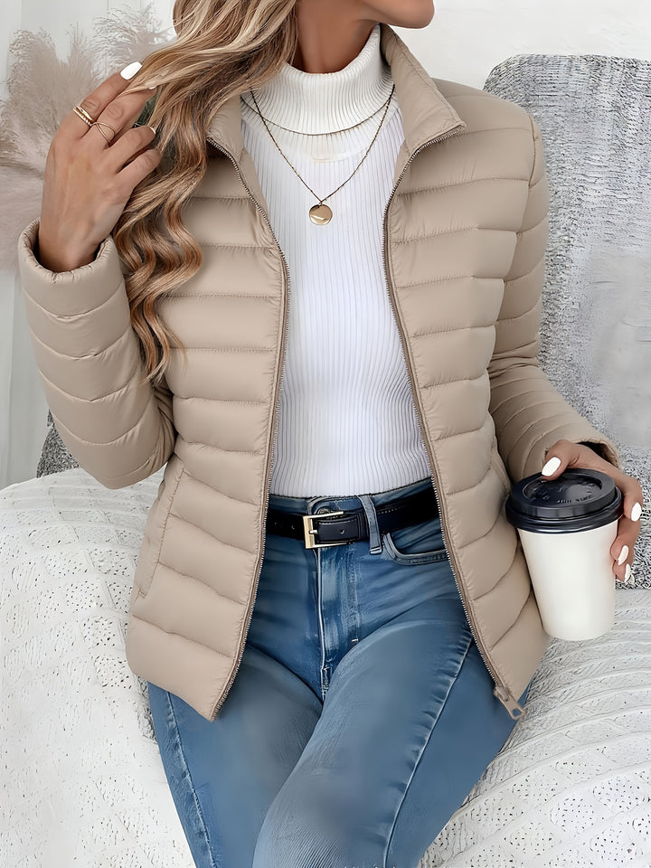 Melanie | Leichte Steppjacke mit Stehkragen