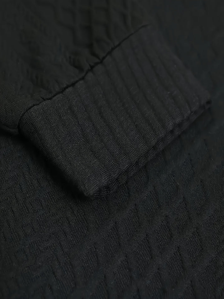 Volkmar | Strukturierter Stehkragen-Pullover