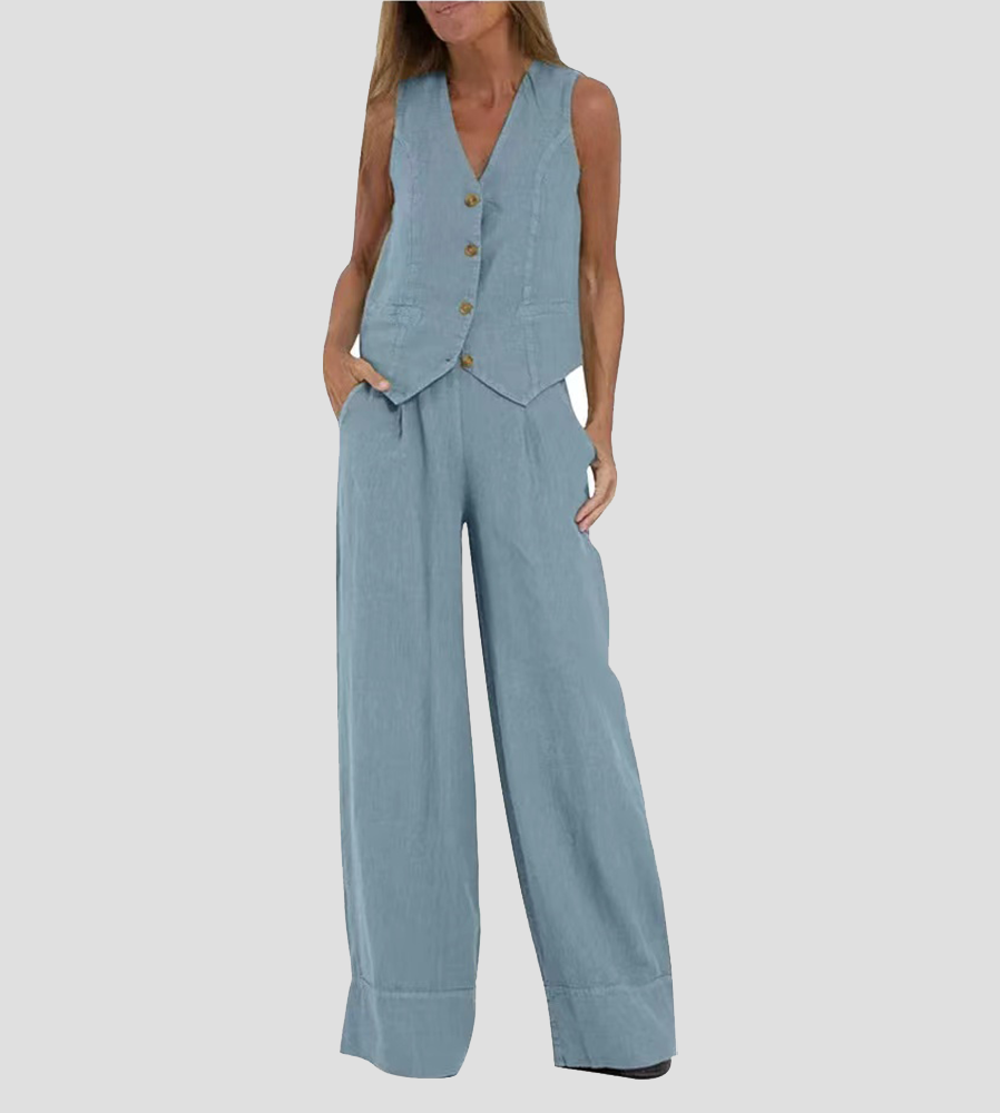 Heike | Elegantes Westen-Hosen-Set