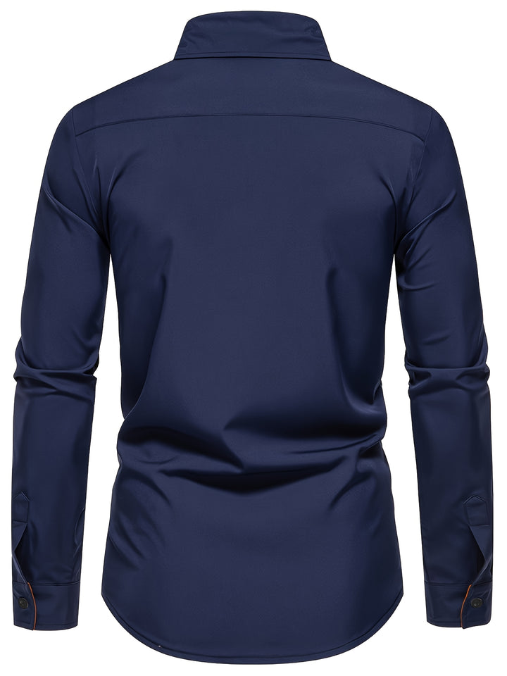 Detlef | Elegantes Kontrast-Hemd