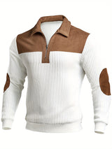 Uwe | Sportlich-eleganter Troyer-Pullover