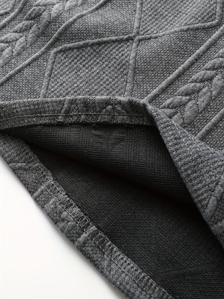 Eckhard | Strukturiertes Longsleeve