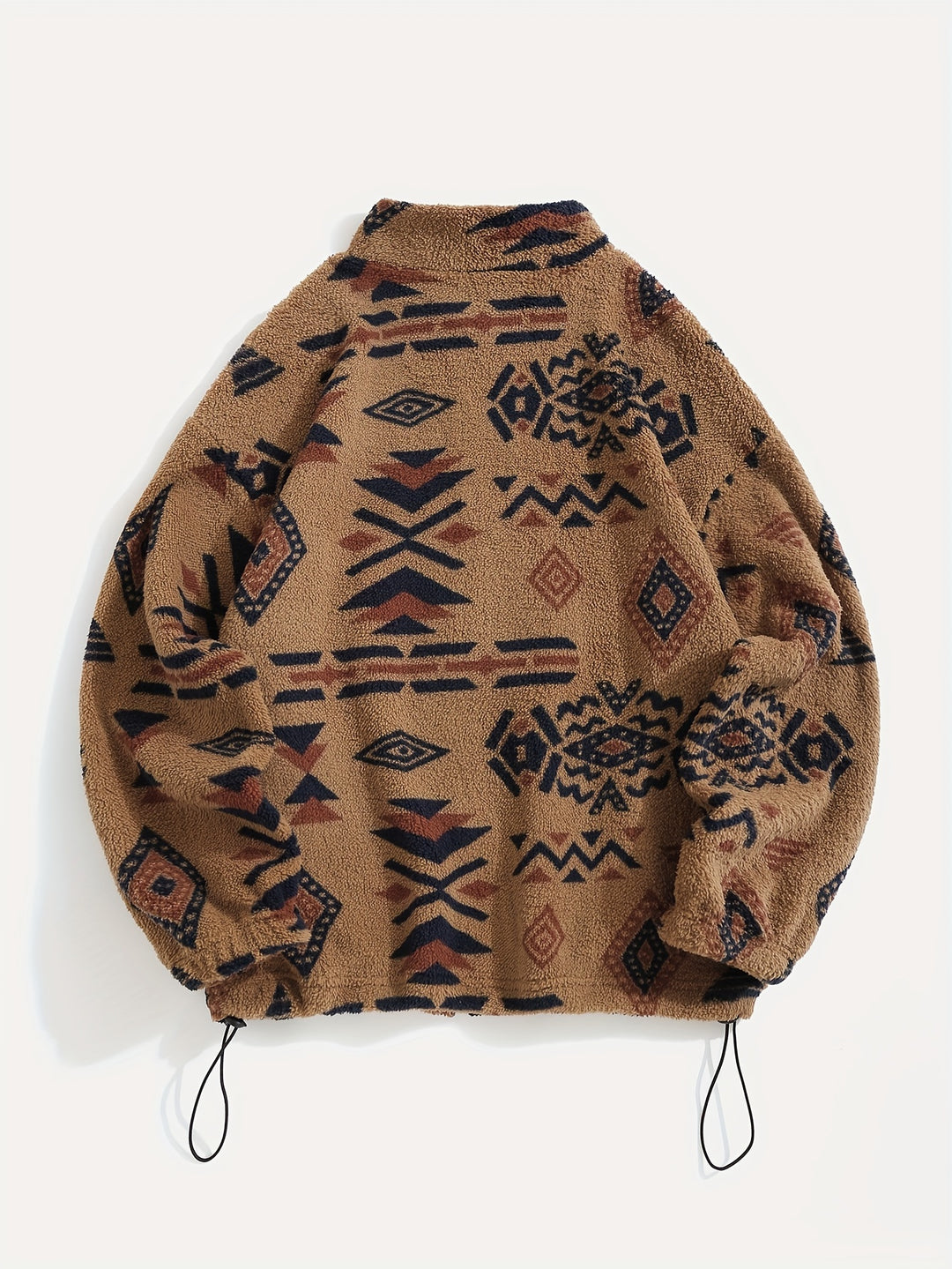 Silvia | Kuschelige Ethno-Jacke mit Muster