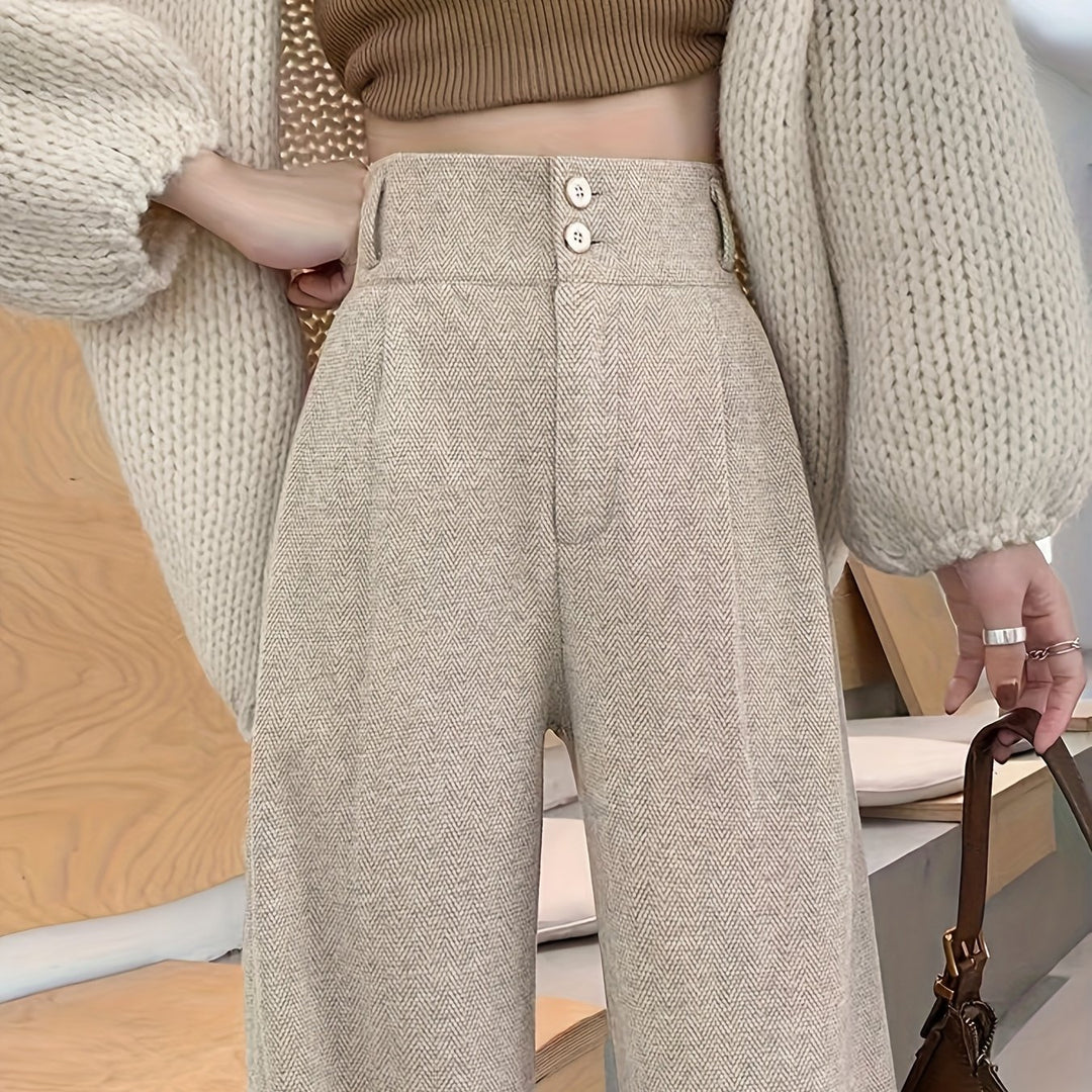 Gudrun | Elegante Weite Marlenehose