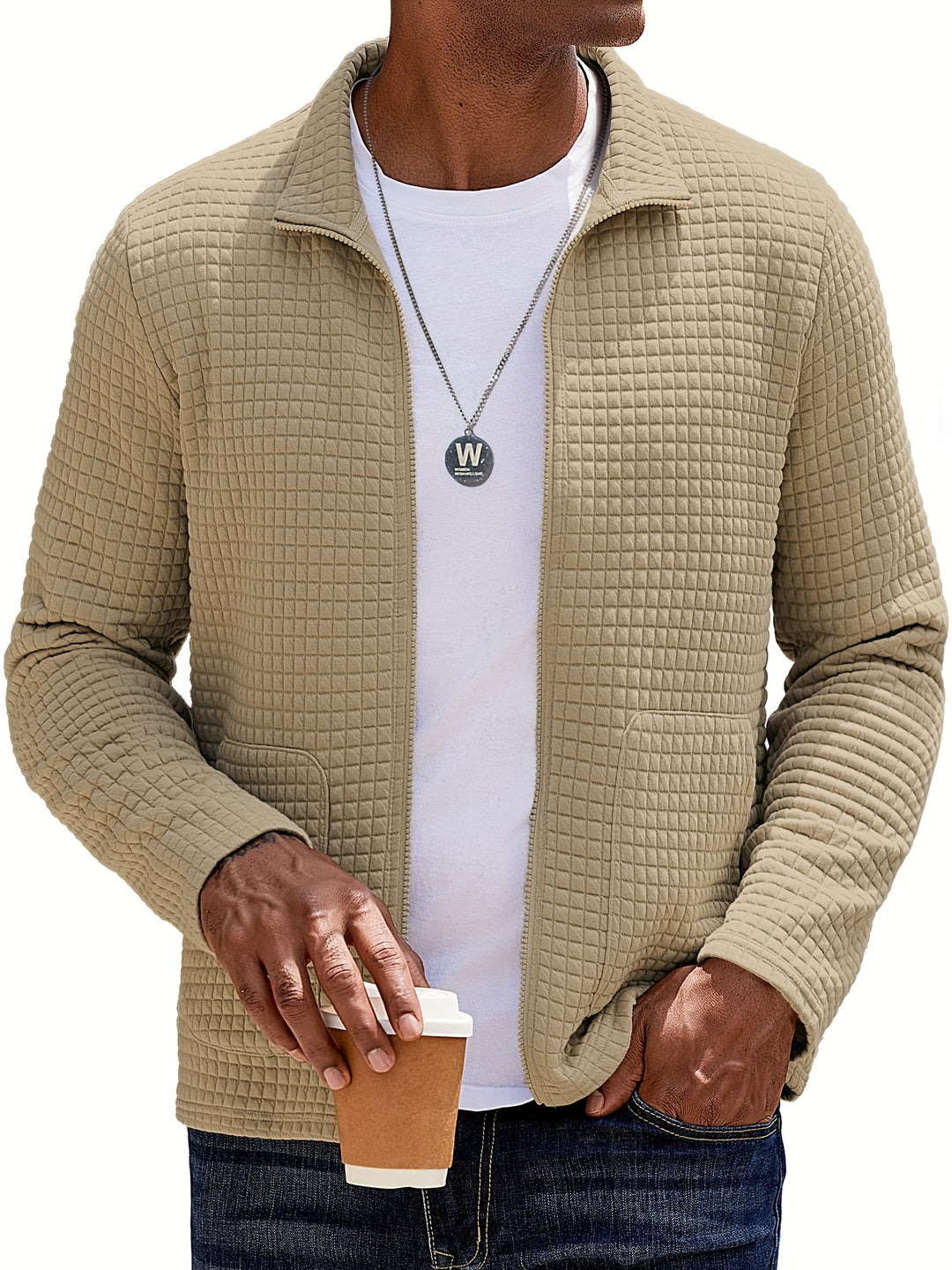 Heinrich | Sportliche Zip-Jacke mit Struktur