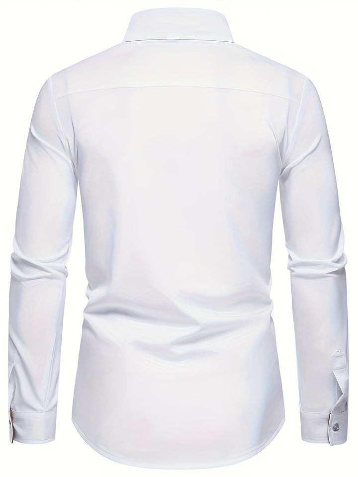 Karl | Elegantes Langarmhemd mit Kontrastdetails