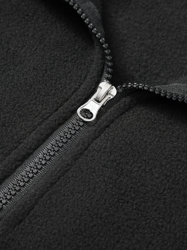 Bernd | Sportliches Stehkragen-Sweatshirt mit halbem Reißverschluss