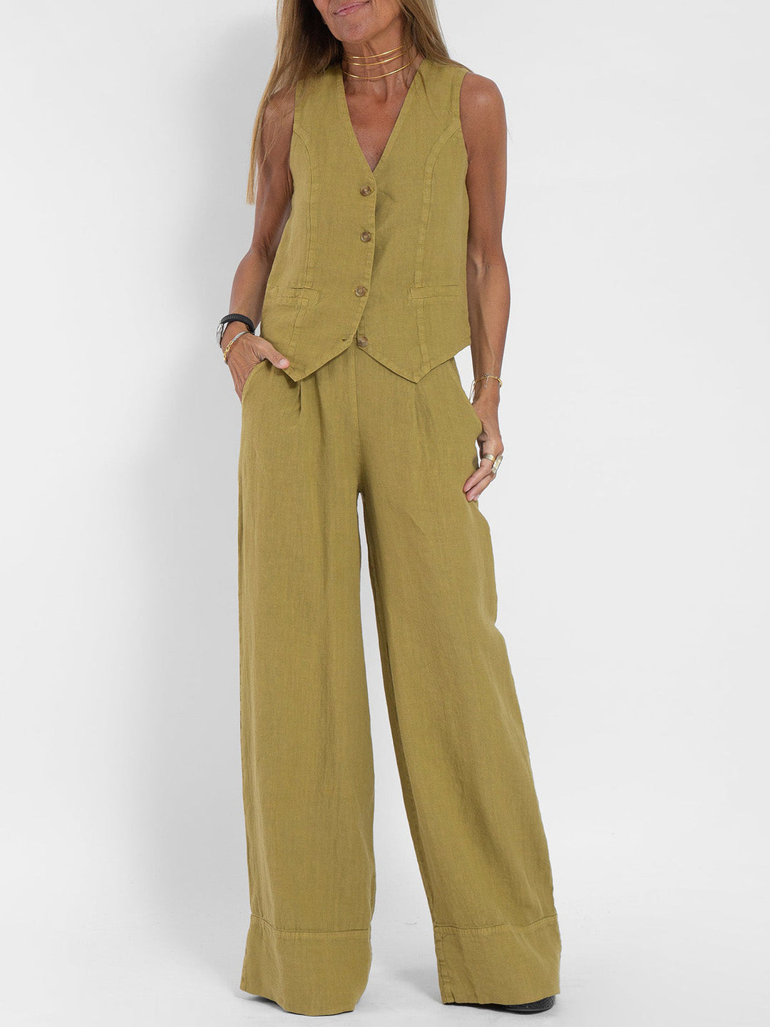 Heike | Elegantes Westen-Hosen-Set