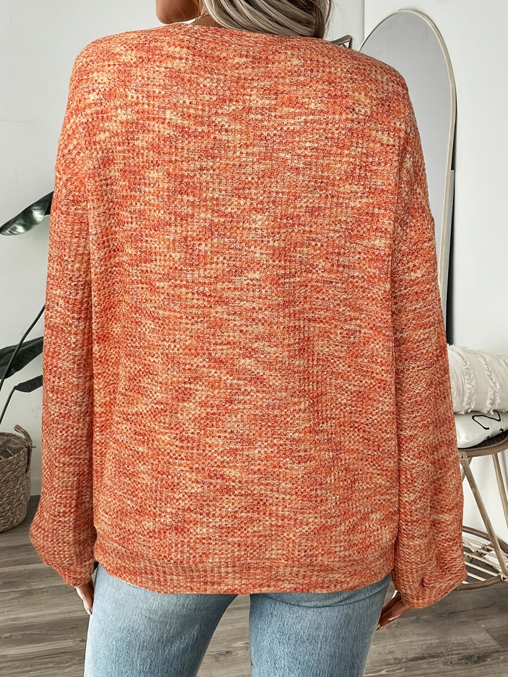 Magdalena | Kuscheliger Waffelstrick-Pullover