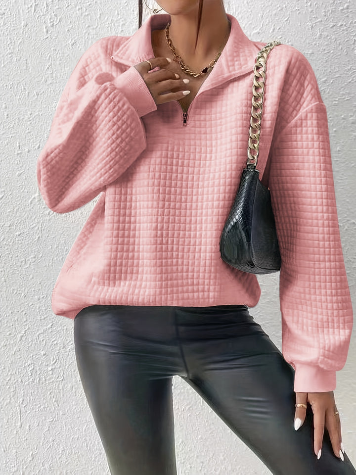 Steffi | Legerer Stehkragen-Pullover
