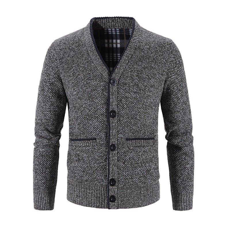 Sönke | Klassische Strickjacke mit V-Ausschnitt
