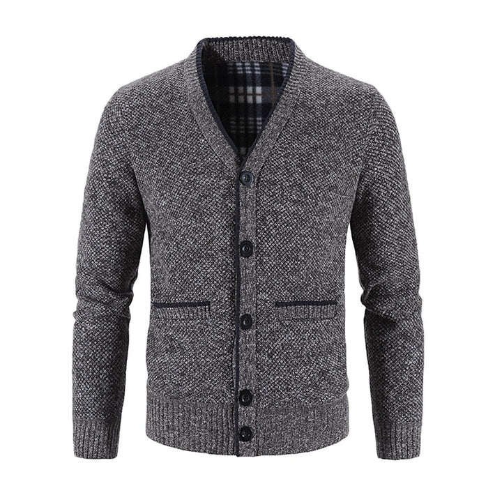 Sönke | Klassische Strickjacke mit V-Ausschnitt