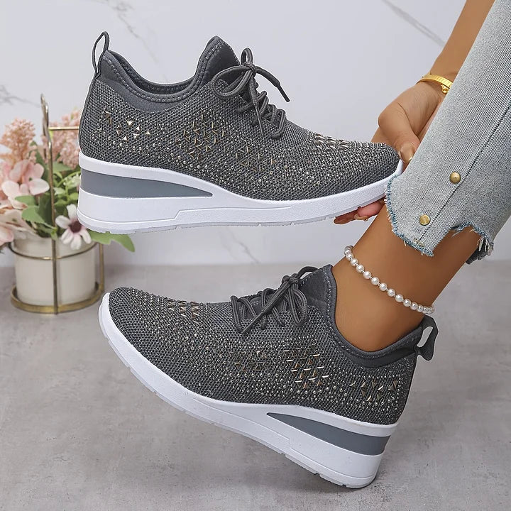 Sonja | Glänzende Komfort-Sneaker