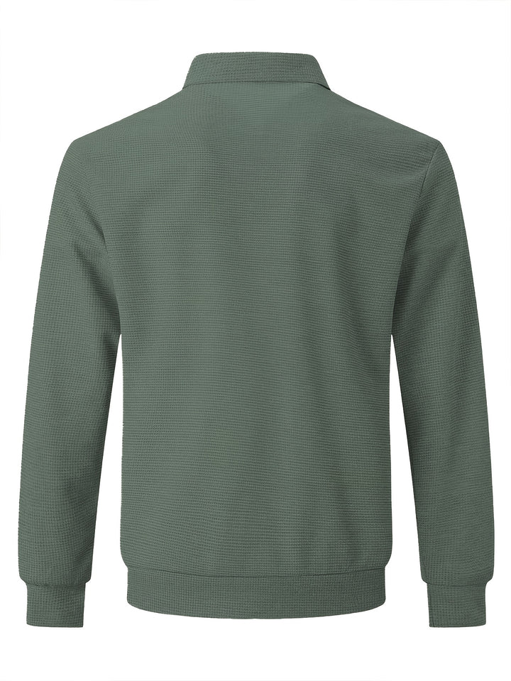 Harald | Strukturierte Hemdjacke mit Knopfleiste