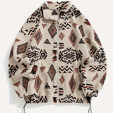 Silvia | Kuschelige Ethno-Jacke mit Muster