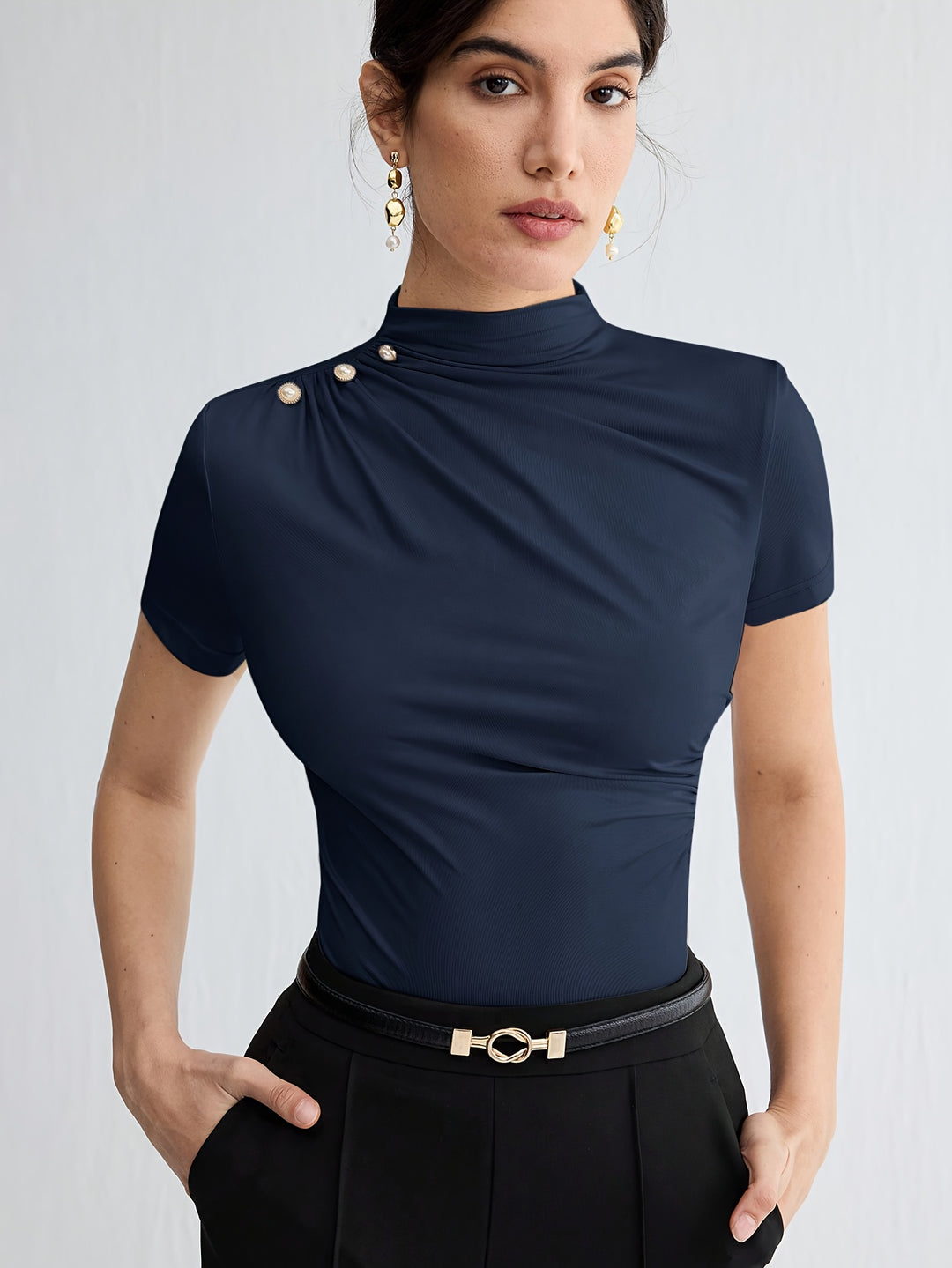 Annelie | Elegantes Kurzarm-Top
