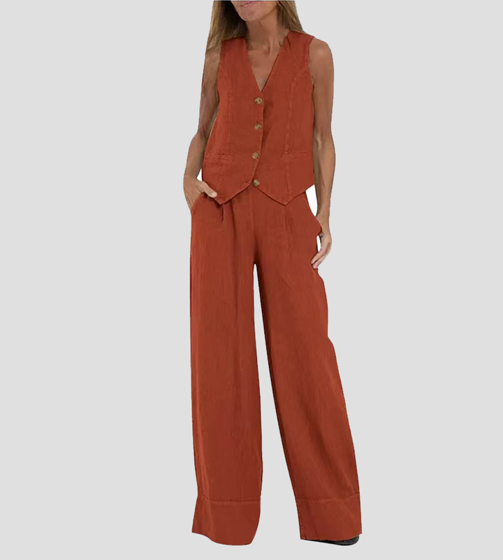 Heike | Elegantes Westen-Hosen-Set