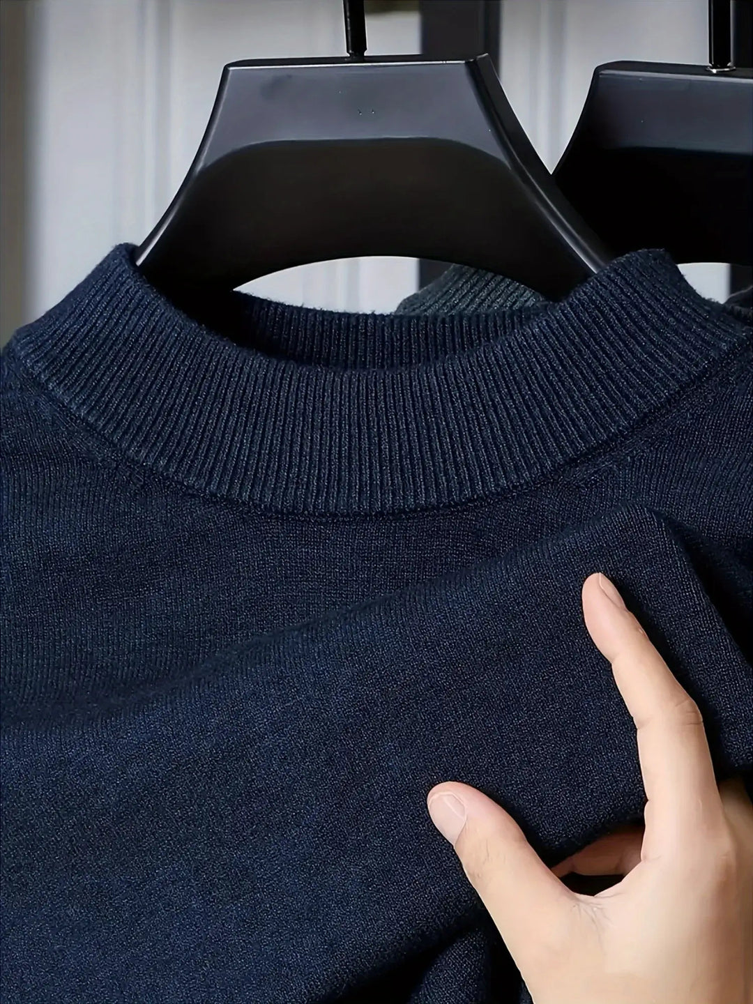 Henning | Weicher Stehkragen-Pullover