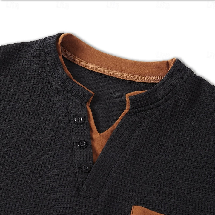 Jürgen | Sportlich-Eleganter Henley-Pullover