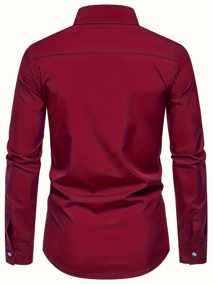 Karl | Elegantes Langarmhemd mit Kontrastdetails