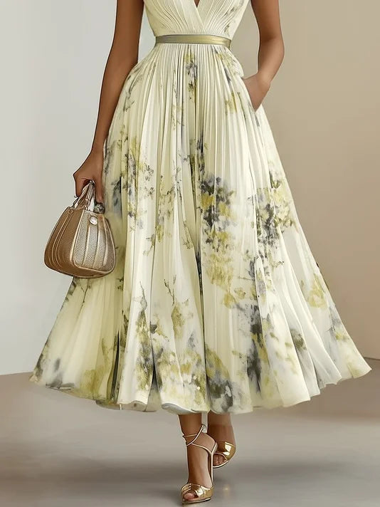 Carlotta | Elegantes Plisseekleid