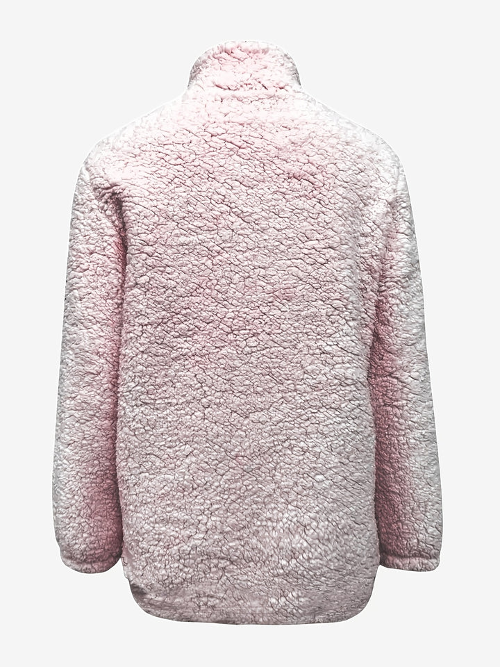 Isabell | Kuscheliger Troyer-Pullover mit Stehkragen