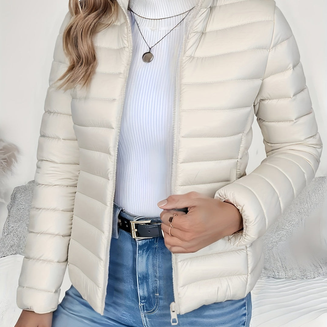 Melanie | Leichte Steppjacke mit Stehkragen