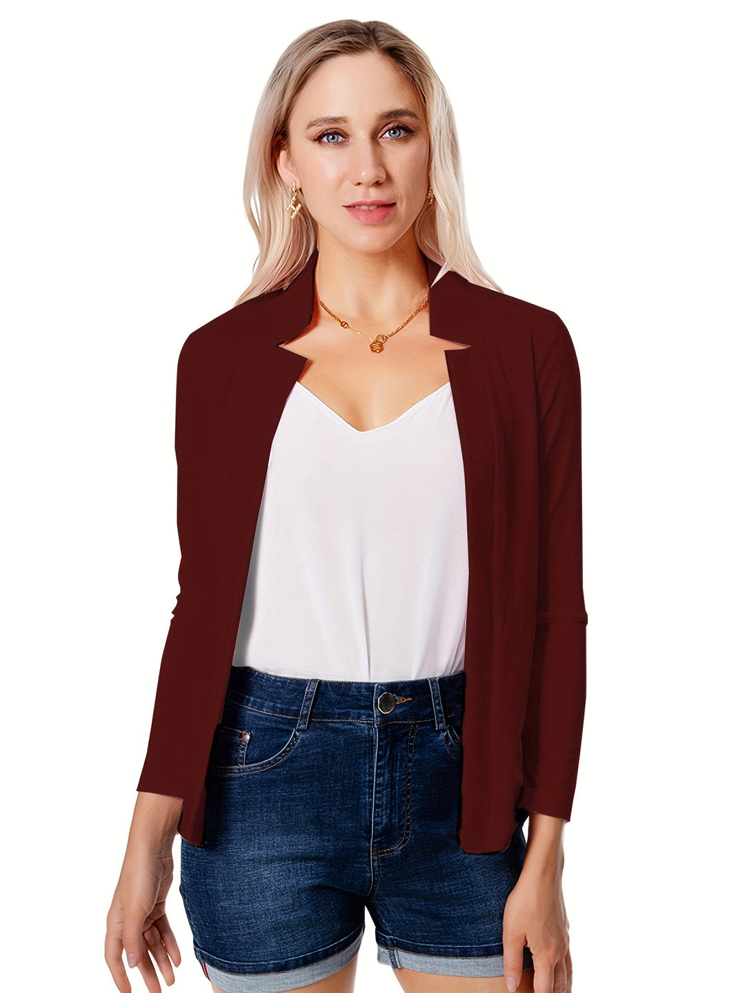 Birgit | Offener Blazer mit Reverskragen