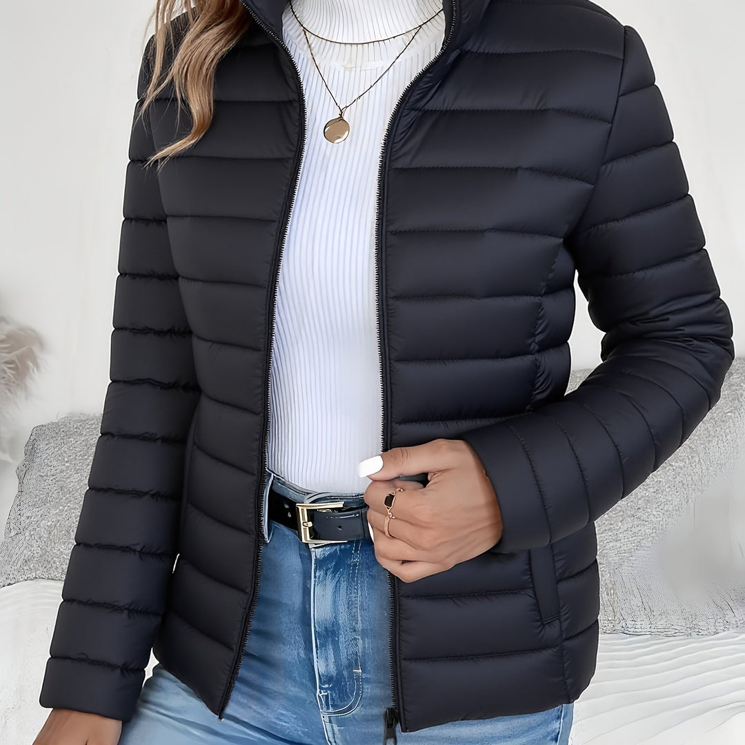 Melanie | Leichte Steppjacke mit Stehkragen