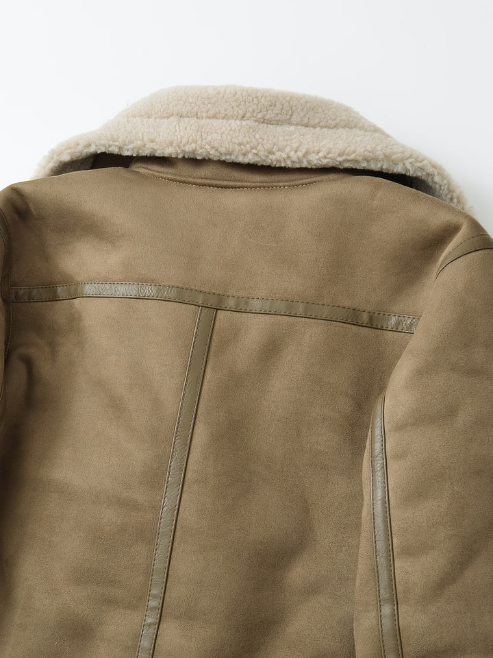 Theresa | Kuschelig gefütterte Bikerjacke