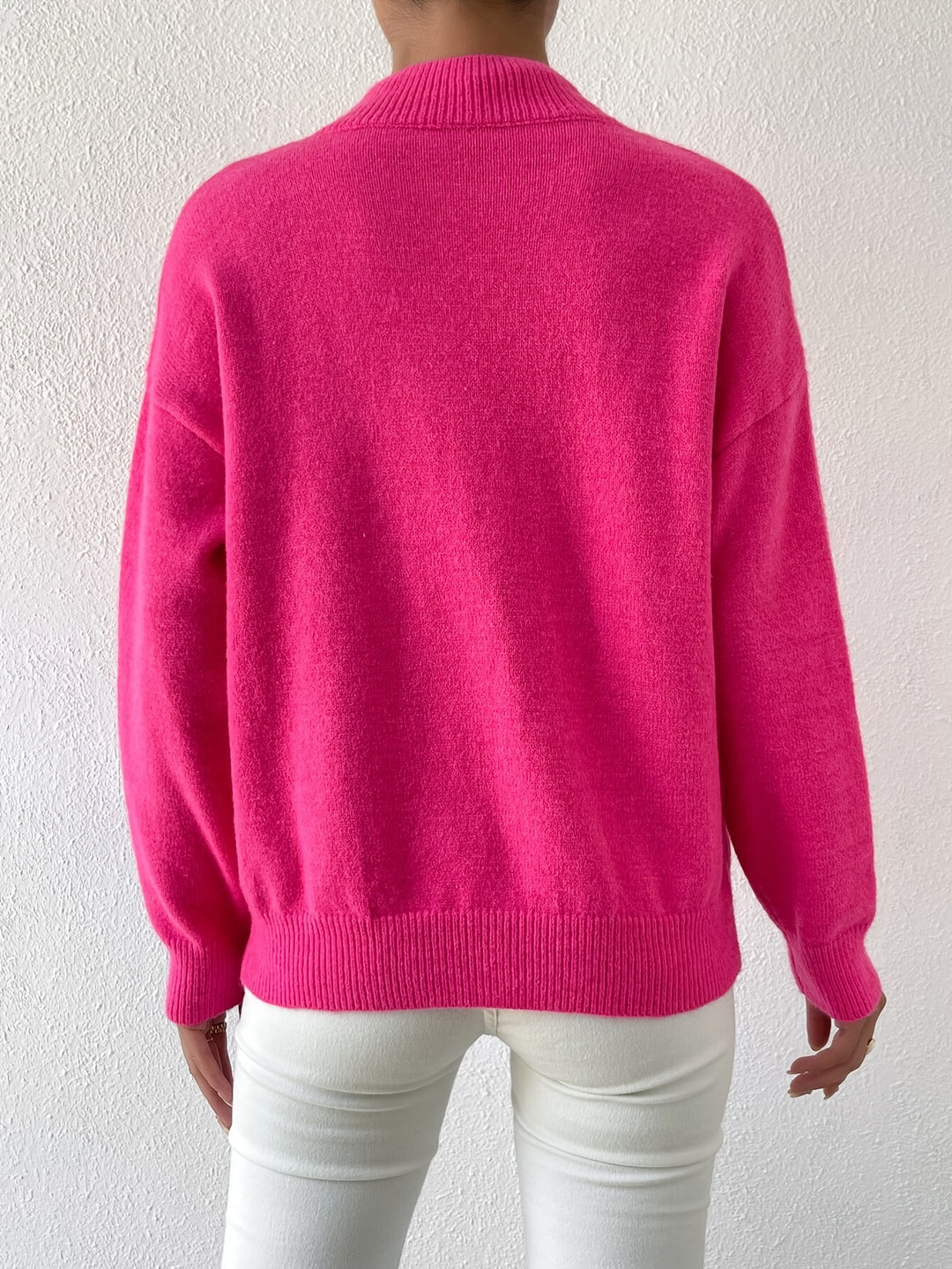Thekla | Eleganter Stehkragen-Pullover