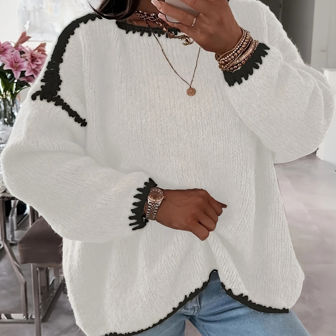 Sigrun | Weich fallender Oversize-Pullover