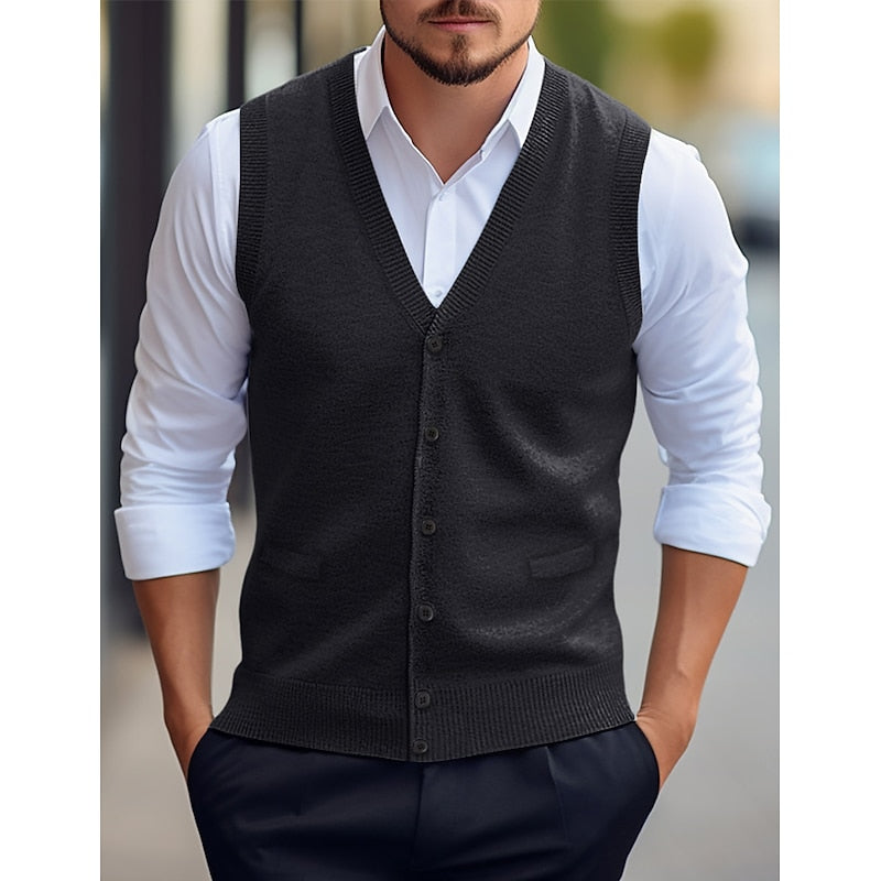 Ludger | Elegante Weihnachts-Strickweste