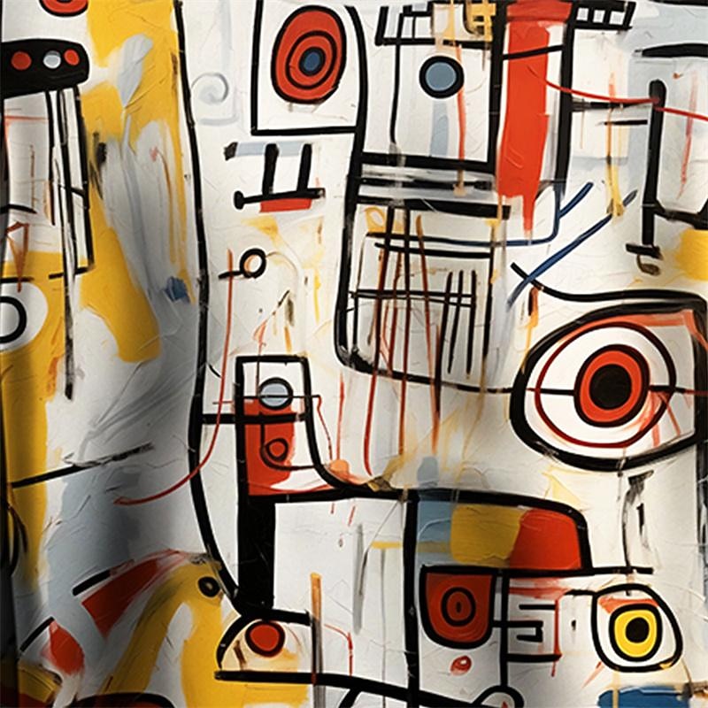 Gunter | Kunstvolles Rundhals-Sweatshirt