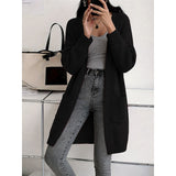 Rebekka | Lange Strickjacke mit offener Front