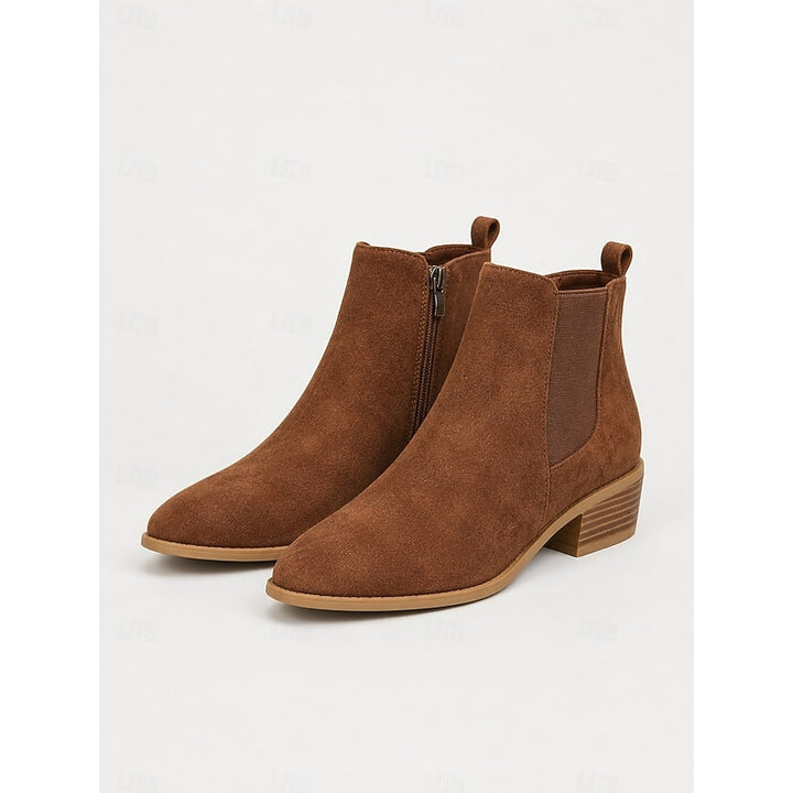 Rosemarie | Elegante Chelsea-Stiefeletten mit Blockabsatz