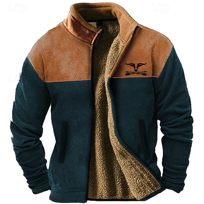 Manfred | Wärmende Outdoor-Jacke mit Stehkragen