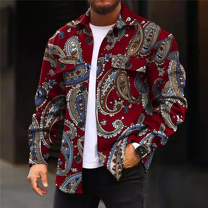 Torben | Kunstvolle Hemdjacke im Paisley-Stil