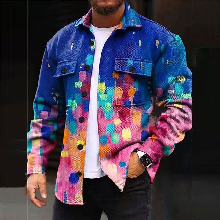 Reimund | Kunstvoll gemusterte Hemdjacke