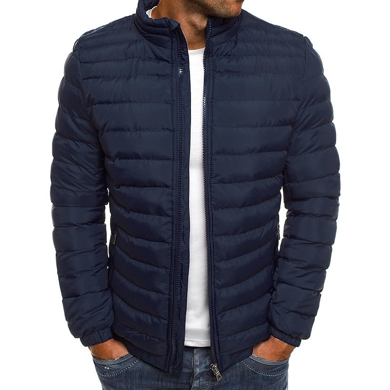 Manuel | Leichte Stehkragen-Steppjacke