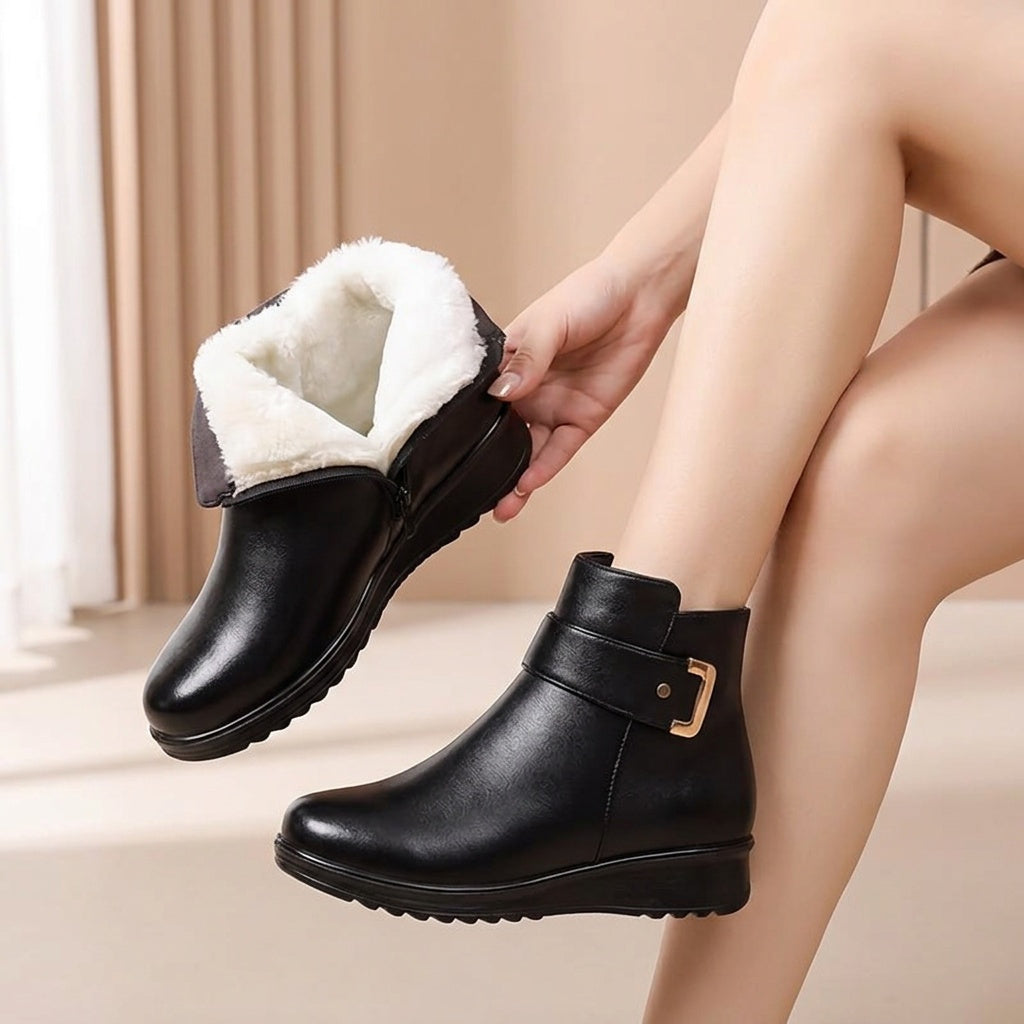 Beate | Warm gefütterte Komfort-Stiefeletten