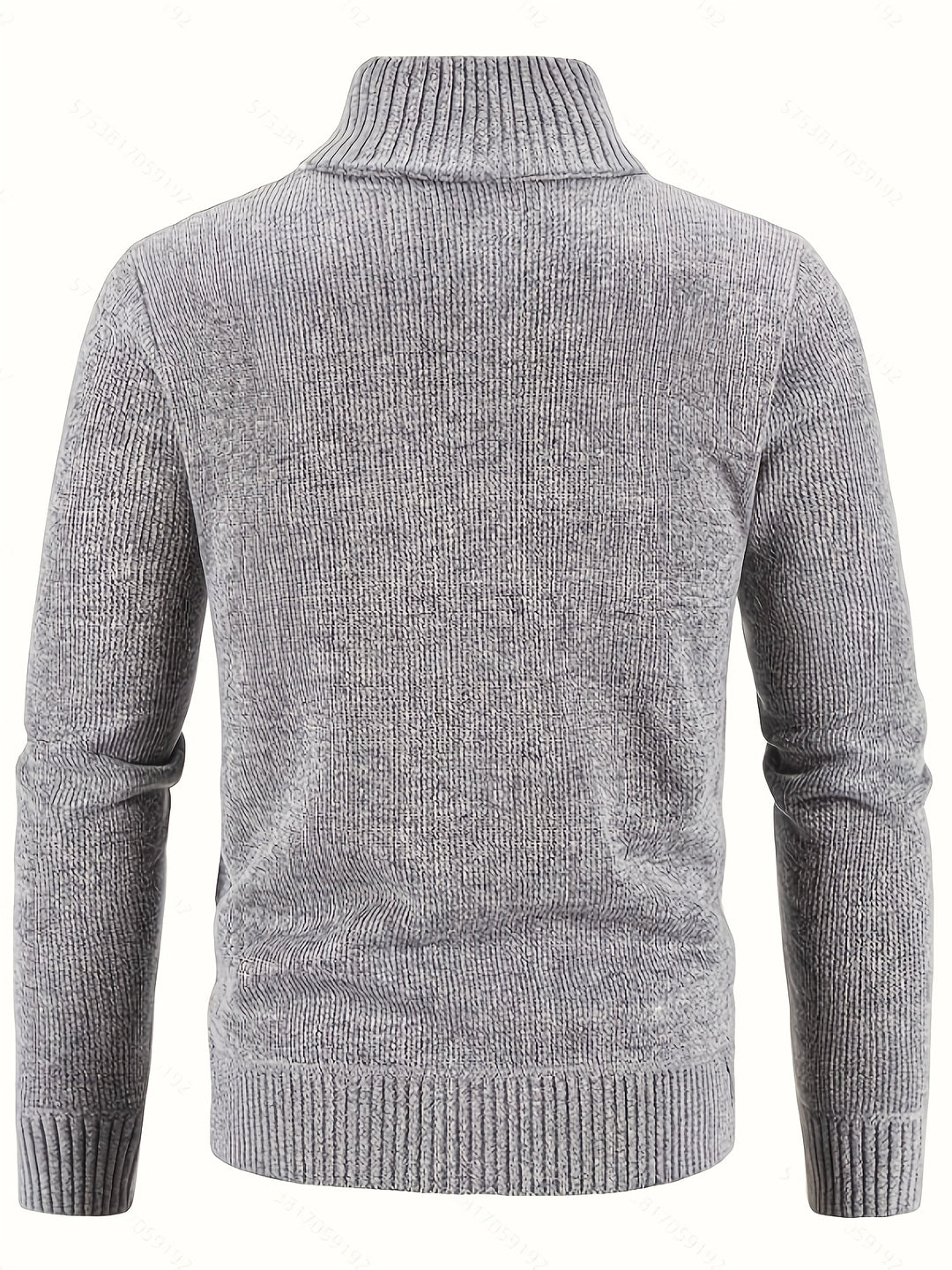 Björn | Strukturierte Strickjacke mit Stehkragen